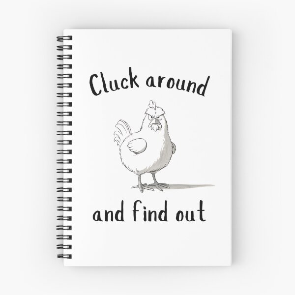 Item preview, Cluck Around Grumpy Chicken designed and sold by Cindy Howe.