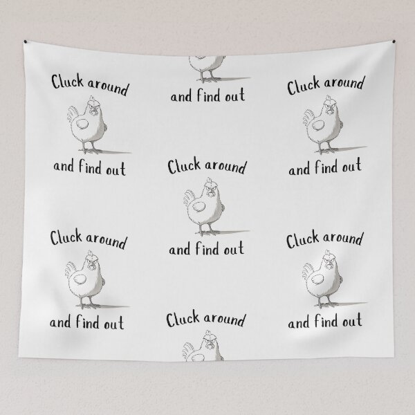 Item preview, Cluck Around Grumpy Chicken designed and sold by Cindy Howe.