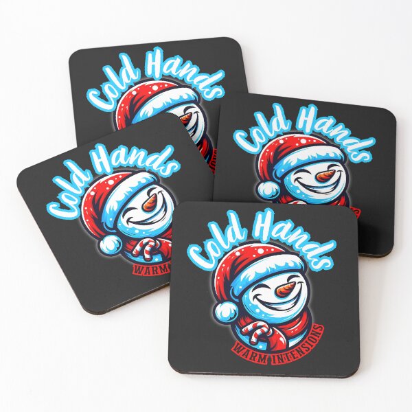 Item preview, Cold Hands Warm Intentions Snowman Christmas Design designed and sold by DominEdge.