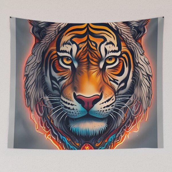 Item preview, Neon Tiger designed and sold by MatrixTattoo.