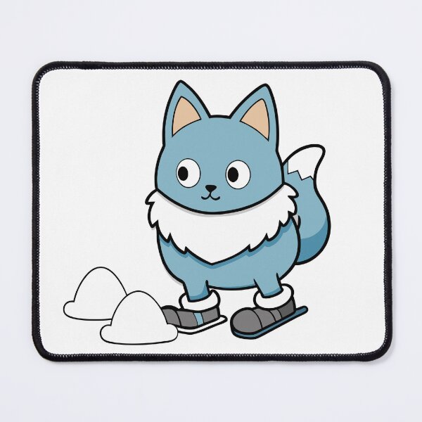 Item preview, Fluffy Cat Struggling to Walk with Oversized Snowshoes in the Deep Snow designed and sold by omerfdln34.