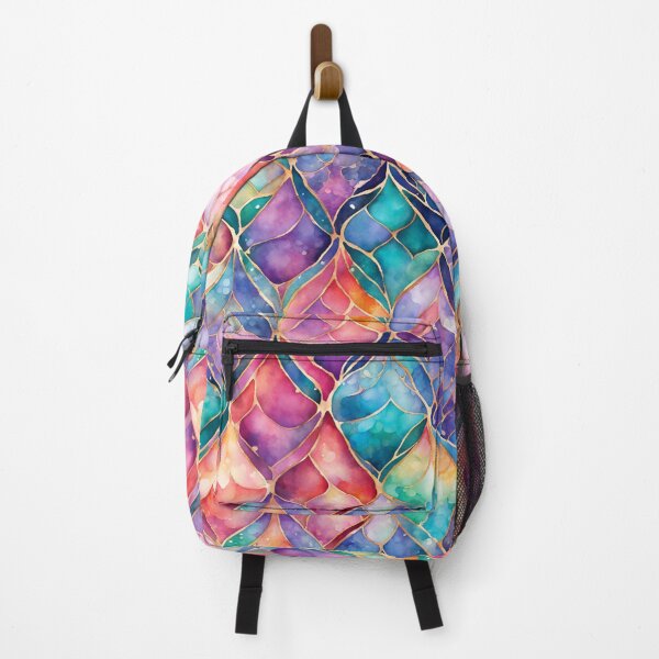 Item preview, Whimsical Colorful Shapes Pattern Print designed and sold by SeaStarMermaids.