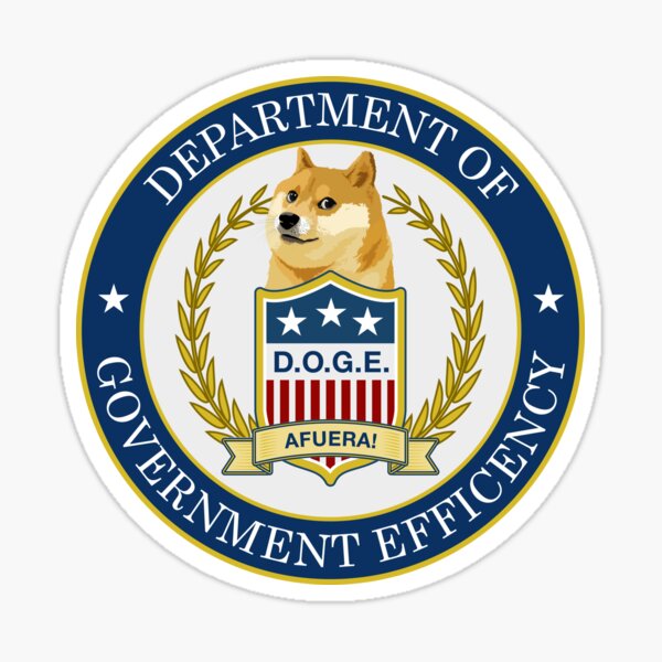 Vista previa del artículo con la obra «El Departamento de Eficiencia Gubernamental (DOGE)», diseñado y vendido por franklinprintco.