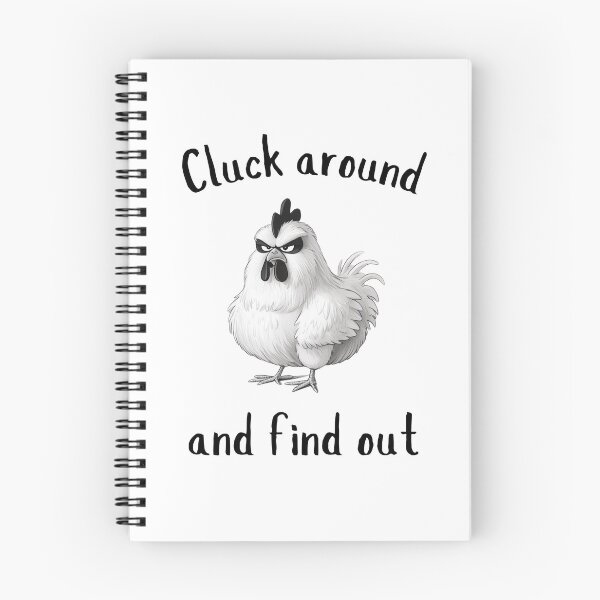 Item preview, Cluck Around Grumpy Chicken designed and sold by Cindy Howe.