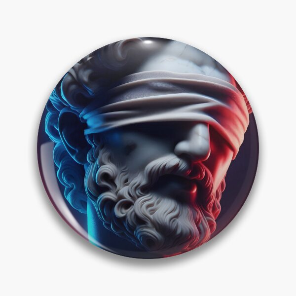 Item preview, a figure with a blindfold, symbolizing impartiality and fairness designed and sold by ShihawyAhmad.