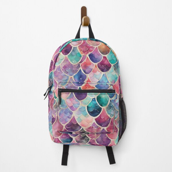 Item preview, Colorful Mermaid Tail Pattern Scales Print designed and sold by SeaStarMermaids.