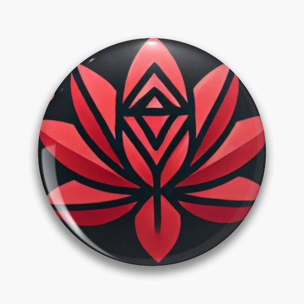 Item preview, Root Chakra Symbol with Geometric Red Lotus Design designed and sold by SacredPractice.