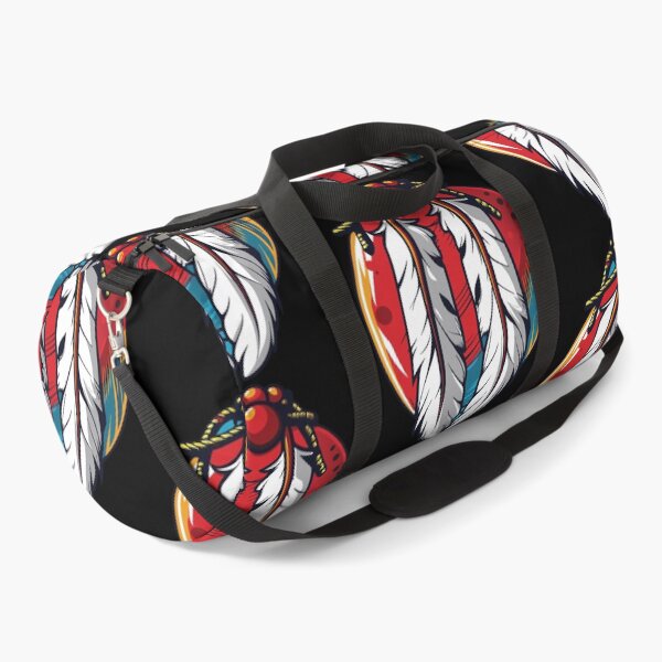 Item preview, Tribal Feather Art with Red Bead – Vector Design designed and sold by luuuMerch.