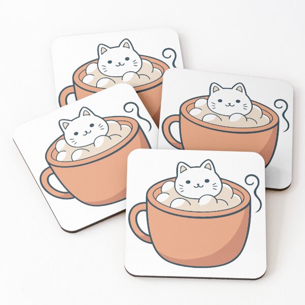 Item preview, Tiny Cat Snuggled Comfortably Inside a Large Hot Cocoa Mug designed and sold by omerfdln34.