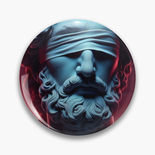 Item preview, a figure with a blindfold, symbolizing impartiality and fairness designed and sold by ShihawyAhmad.