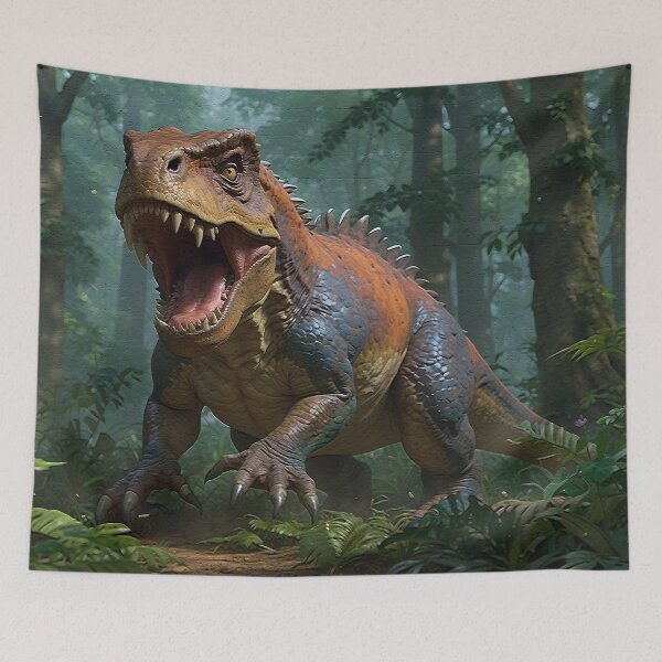 Item preview, Tyrannosaurus Fun Ecology Art designed and sold by Skye Ryan-Evans.