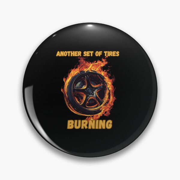 Item preview, Flaming Wheel Funny Gifts For Fast Car Lovers designed and sold by MarcinDesign.