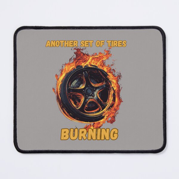 Item preview, Flaming Wheel Funny Gifts For Fast Car Lovers designed and sold by MarcinDesign.