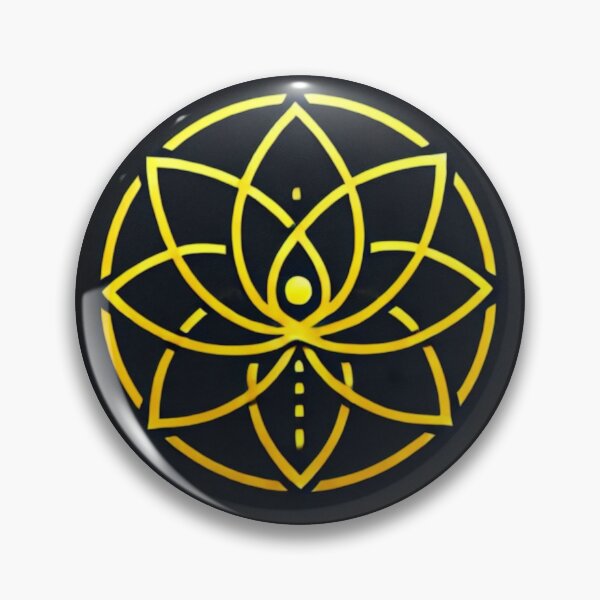 Artikelvorschau, Solarplexus-Chakra-Symbol mit kräftigem gelbem Lotus-Design entworfen und verkauft von SacredPractice.
