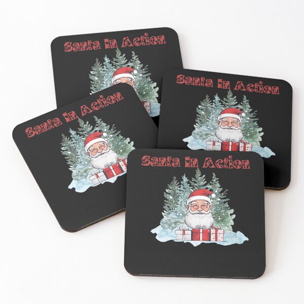 Item preview, Santa in action Merry Christmas  designed and sold by Ellzbieta.