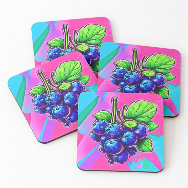 Item preview, Vibrant Blueberry Artwork designed and sold by Health And Fitness Posts e-Store.