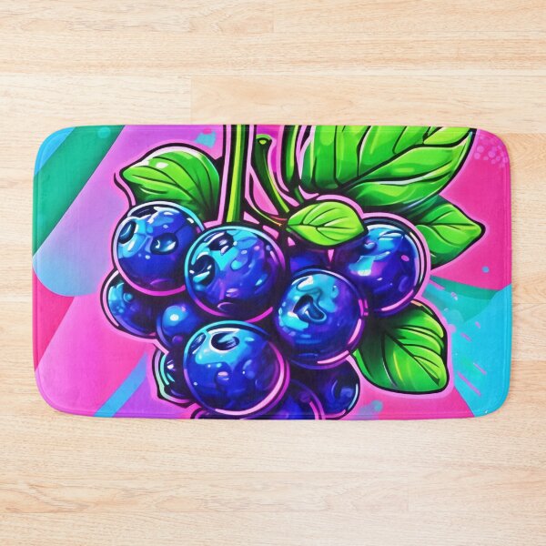 Item preview, Vibrant Blueberry Artwork designed and sold by Health And Fitness Posts e-Store.
