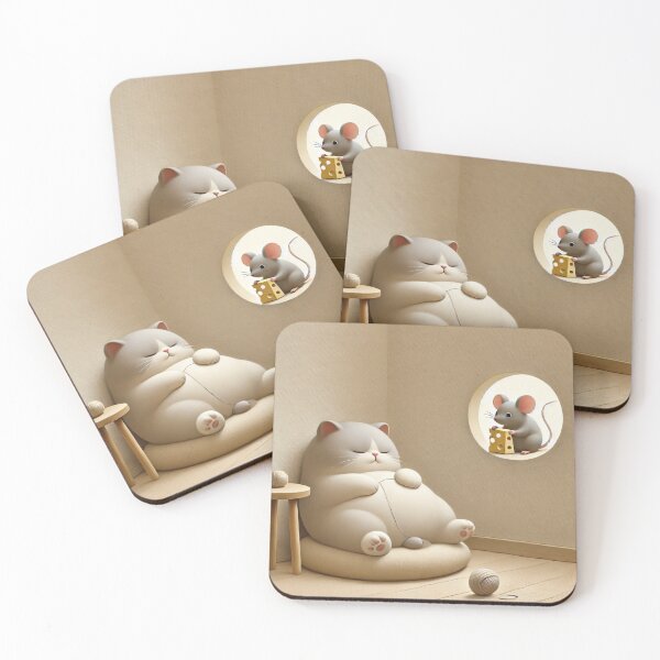 Item preview, Cat and Mouse Whimsy designed and sold by Whimsy by Design.