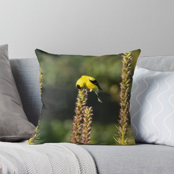 Item preview, The American Goldfinch In My Liatris "Blazing Star" designed and sold by wenzler.