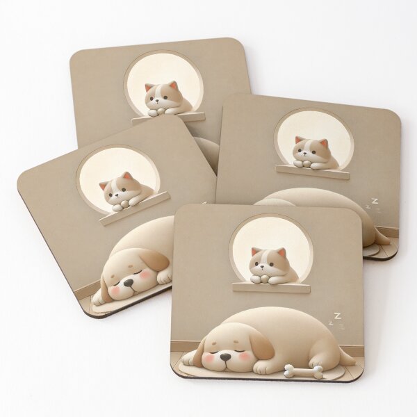 Item preview, Dog and Cat Whimsy designed and sold by Whimsy by Design.