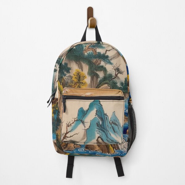 Item preview, Retro Chinese Mountains Print Antique  designed and sold by Chippychips1.