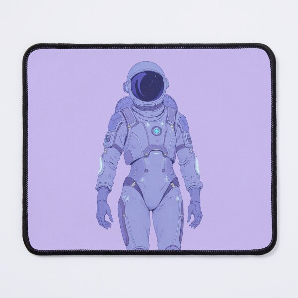 Item preview, Futurist Glow Linear Lavendera Astronaut designed and sold by MadeByHaresShop.