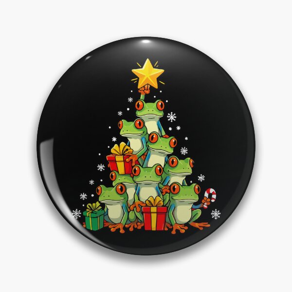 Item preview, Red Eyed Tree Frog Christmas Tree Lights - Funny Frog Xmas Tree Lover Gift designed and sold by JUSTBEELEGANT.