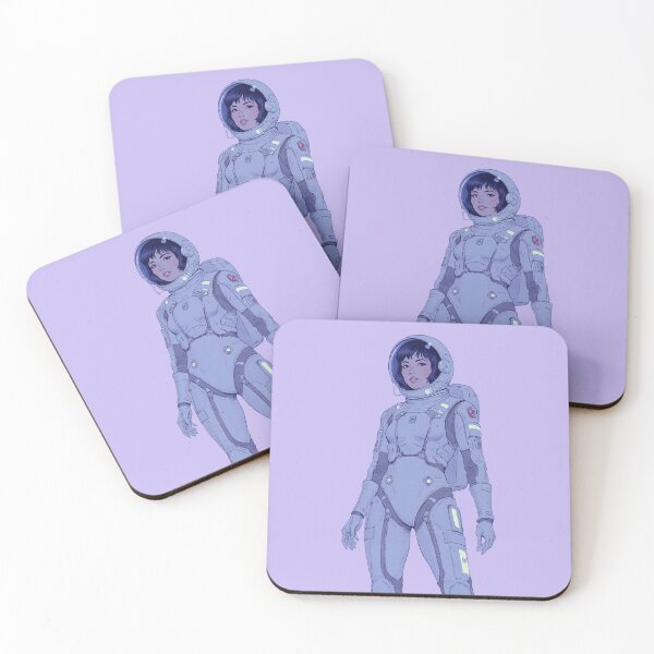 Item preview, Futurist Glow Linear Lavendera Astronaut designed and sold by MadeByHaresShop.
