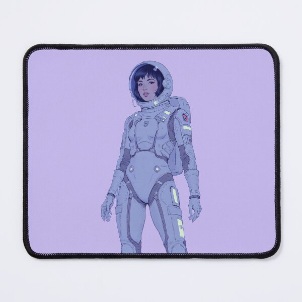 Item preview, Futurist Glow Linear Lavendera Astronaut designed and sold by MadeByHaresShop.