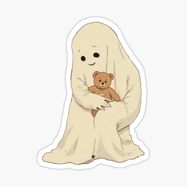 Item preview, Ghostly Comfort A Teddy Bear Hug designed and sold by MadeByHaresShop.