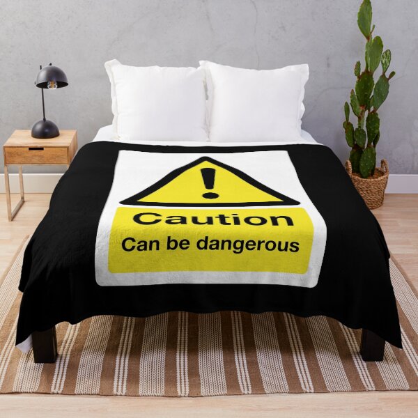 Item preview, Caution: Can Be Dangerous Sign (on black) designed and sold by STUDIO-72.