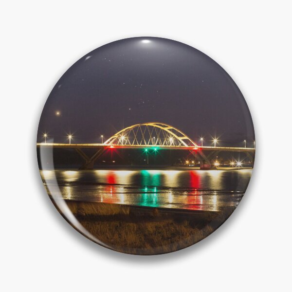 Item preview, Alsea bridge illuminated under the lights designed and sold by jklune.