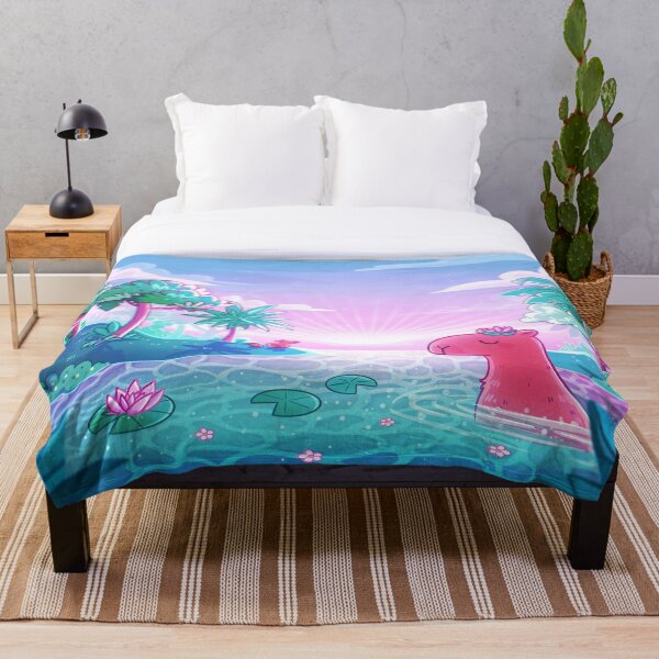Aperçu de l'œuvre Le paradis des Capybaras créée et vendue par trixilustra.