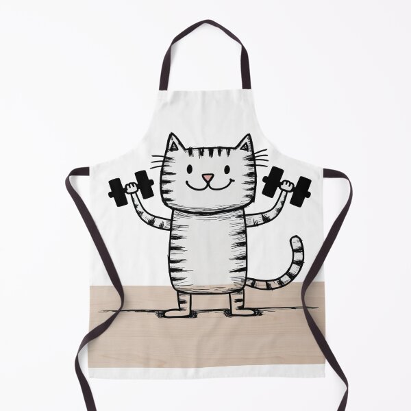 Item preview, Feline Workout Warrior designed and sold by uapparel.