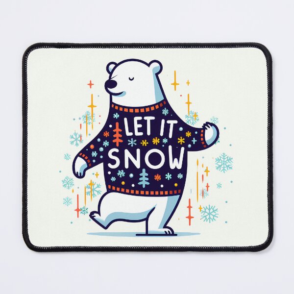 Item preview, Let It Snow, typography designed and sold by maxmaj.