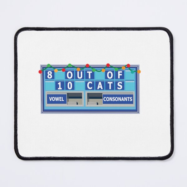 Item preview, 8 OUT OF 10 CATS Christmas Version designed and sold by The British Bunny Hop Shop.
