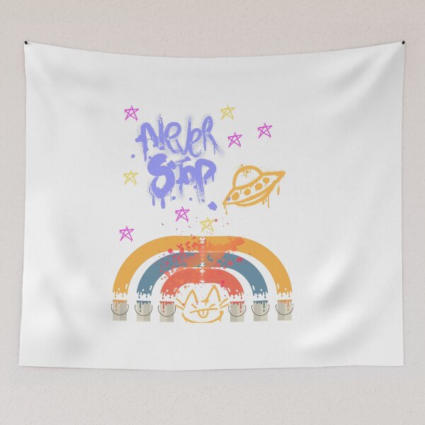 Item preview, ARTSY NEVER STOP SPRAY PAINT DESIGN  designed and sold by SellingStuff91.