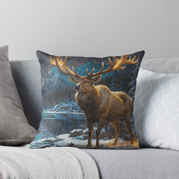 Item preview, The Winter Elk designed and sold by Skye Ryan-Evans.
