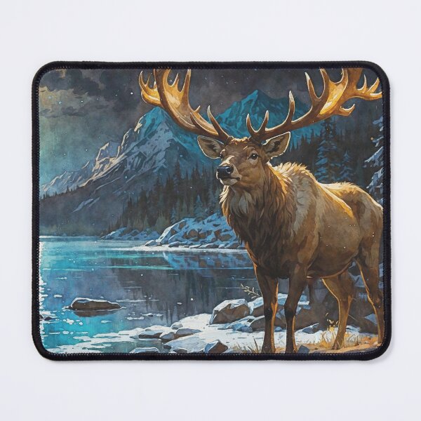 Item preview, The Winter Elk designed and sold by Skye Ryan-Evans.