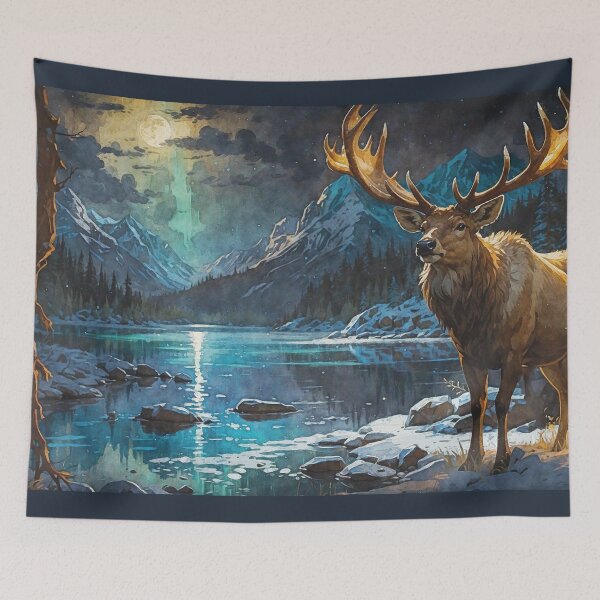 Item preview, The Winter Elk designed and sold by Skye Ryan-Evans.