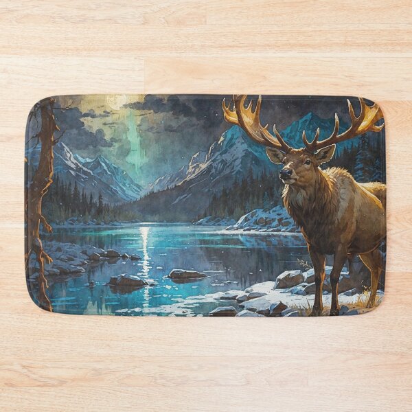 Item preview, The Winter Elk designed and sold by Skye Ryan-Evans.