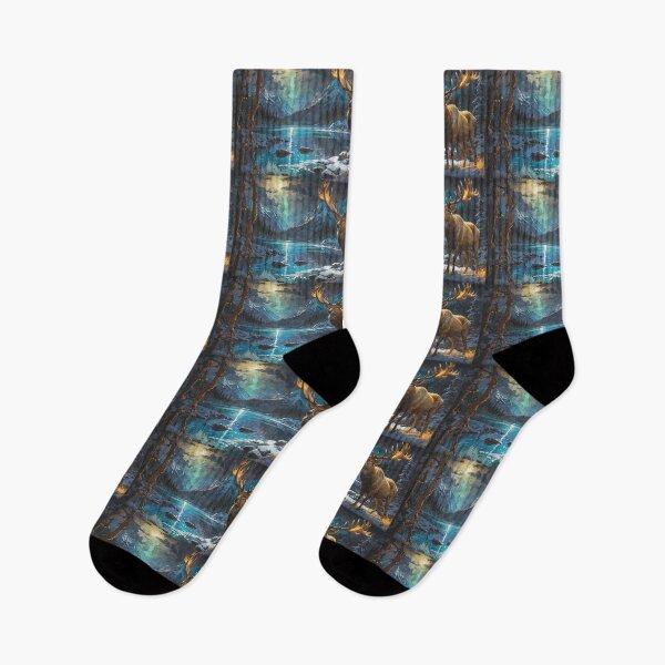 Item preview, The Winter Elk designed and sold by Skye Ryan-Evans.