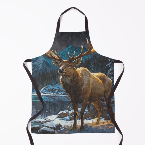 Item preview, The Winter Elk designed and sold by Skye Ryan-Evans.
