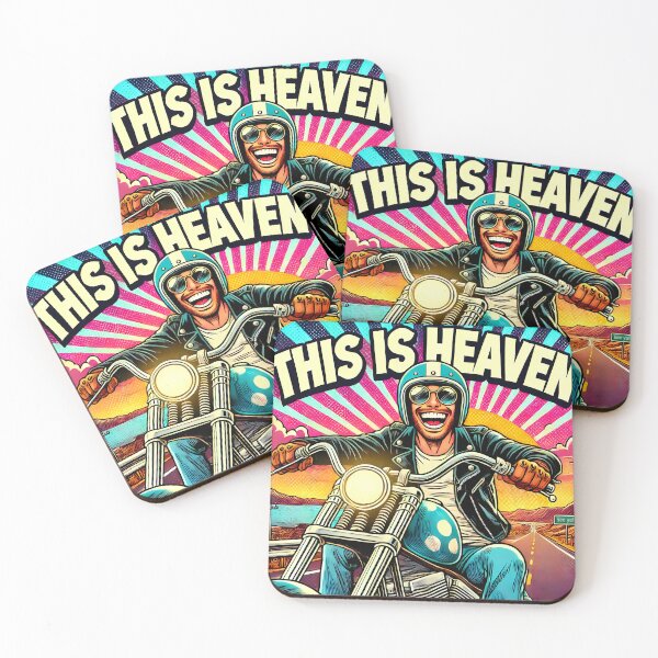 Item preview, Retro Biker Paradise - This Is Heaven designed and sold by jusmich.