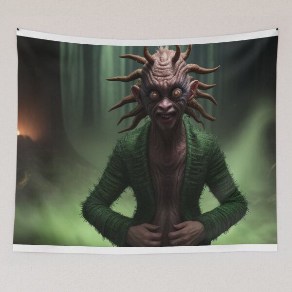 Item preview, Creepy Hybrid Creature Green designed and sold by highplacidity.