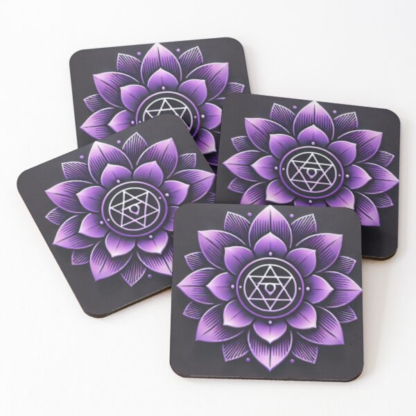 Item preview, Crown Chakra Symbol with Radiant Violet Lotus Design designed and sold by SacredPractice.