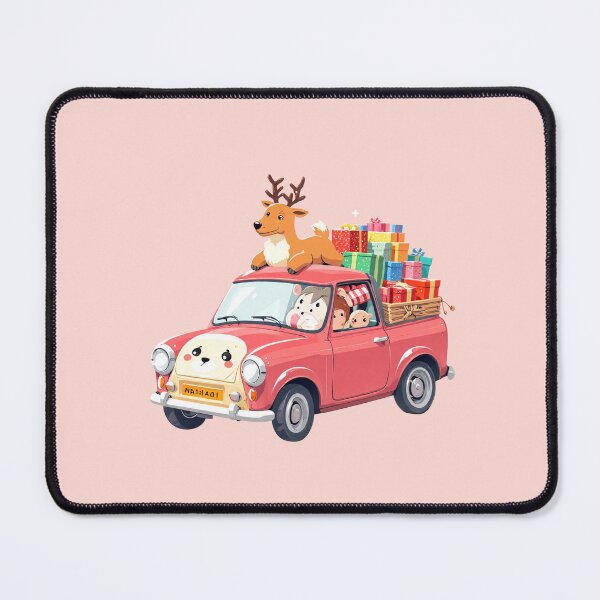 Item preview, Reindeer Ride A Kawaii Car Full of Cheer designed and sold by kahida.