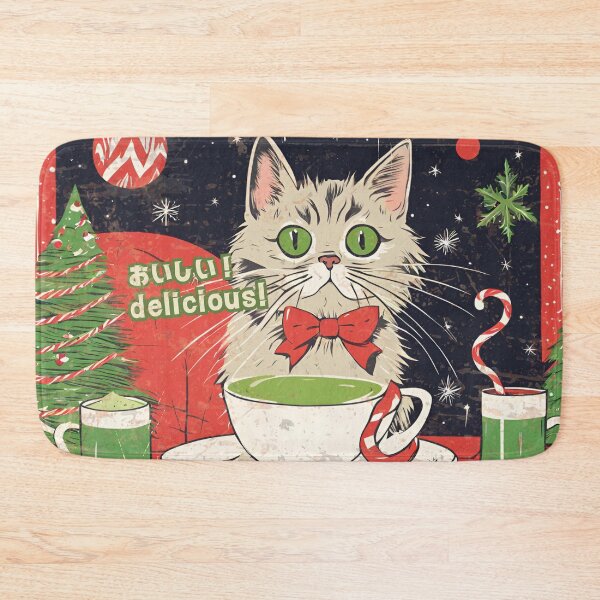 Item preview, Frozen in Flavor: Cat’s Matcha Latte Christmas Adventure designed and sold by siamnekochan.