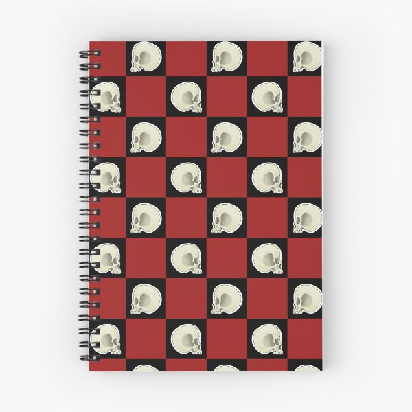 Item preview, Checkerboard pattern with skulls designed and sold by MetalTea.