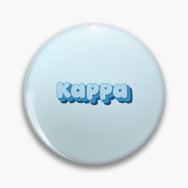 Item preview, Kappa Blue Bubble Letter Greek Letters - Trendy Retro Bubble Typography - Vintage Balloon Lettering - Trending Pale Blue, Bright Blue, Dark Blue Colors Kappa designed and sold by TheIconShop.